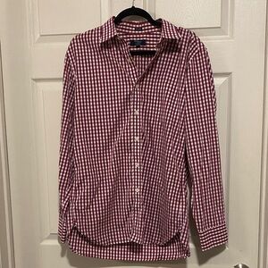 J Crew Men’s Gingham 80’s 2-Ply Shirt